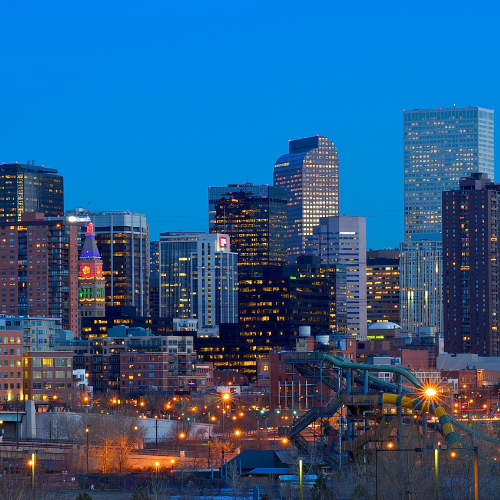 Picture of Denvers city skyline
